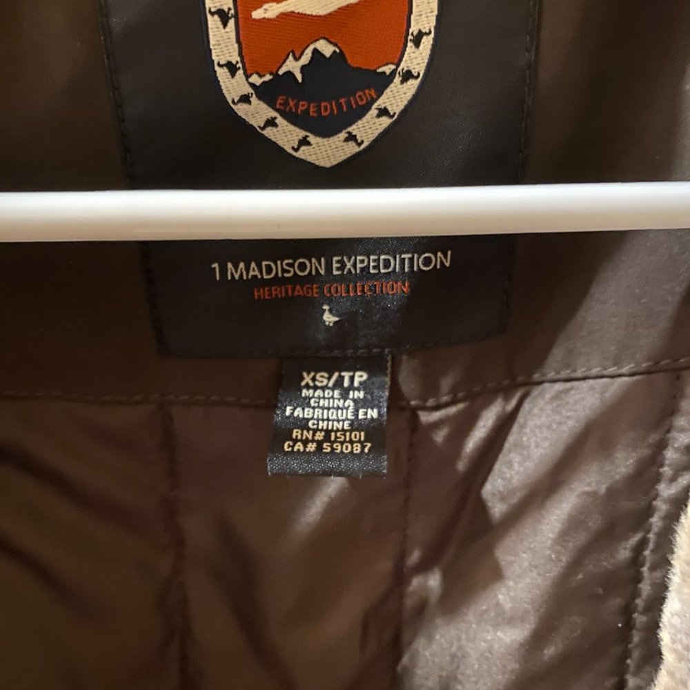1 Madison Expedition Heritage Collection Olive Parka Jacket Size XS NWT - Picture 8 of 8
